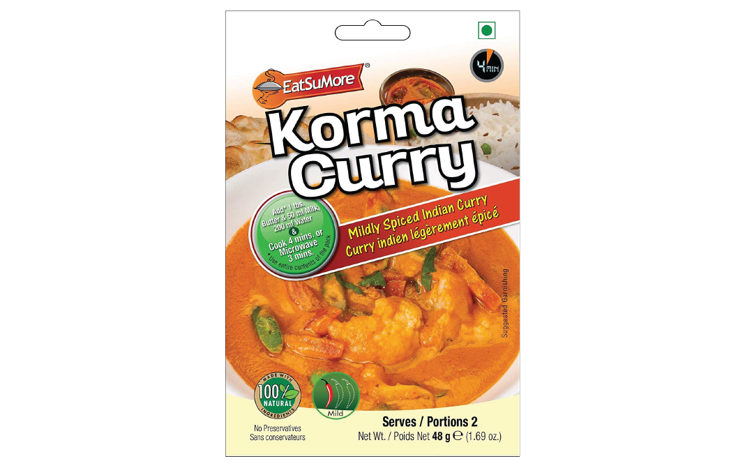 EatSuMore Korma Curry    Pack  48 grams